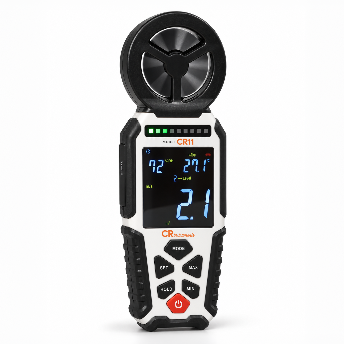 Anemómetro de viento CR11