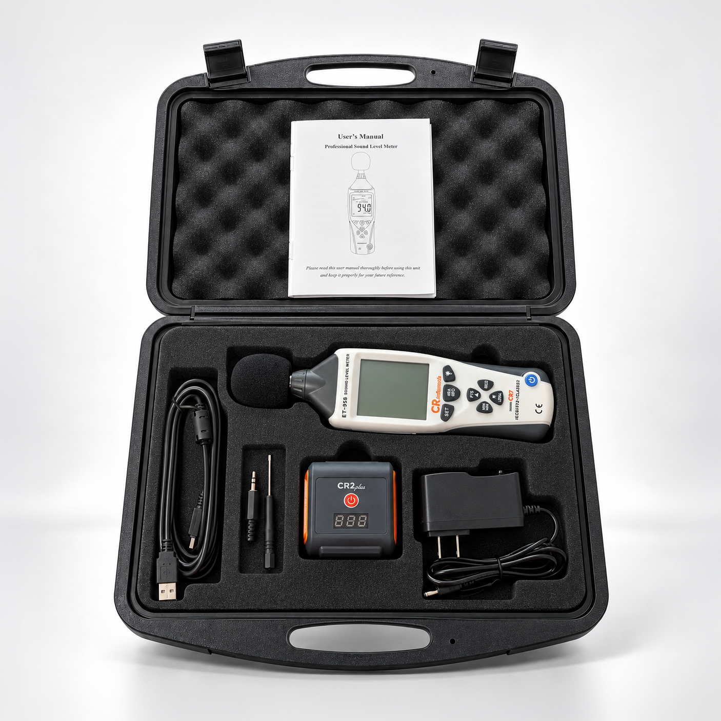 Kit Sonómetro CR7 + Calibrador CR2 plus - Imagen 4