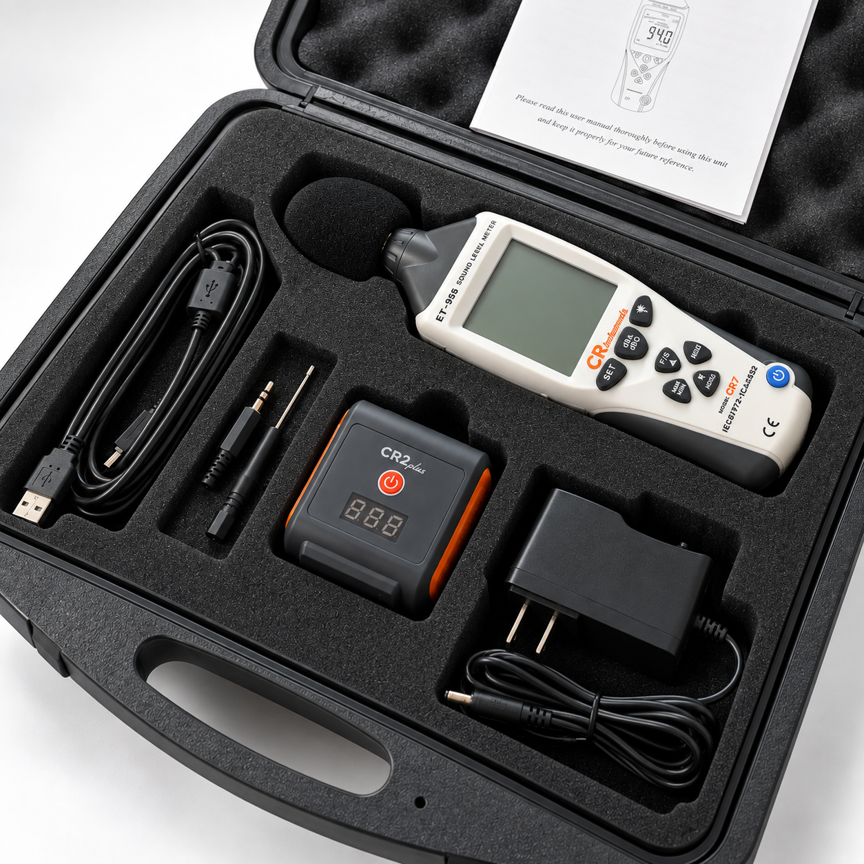 Kit Sonómetro CR7 + Calibrador CR2 plus - Imagen 2
